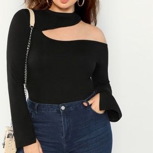 Plus Size Cut Out Top